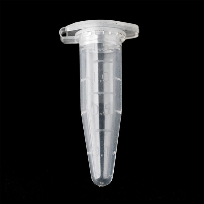 1.5 mL polypropylene microcentrifuge tube closed pop top