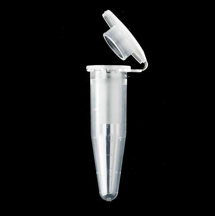 1.5 mL polypropylene microcentrifuge tube open pop top