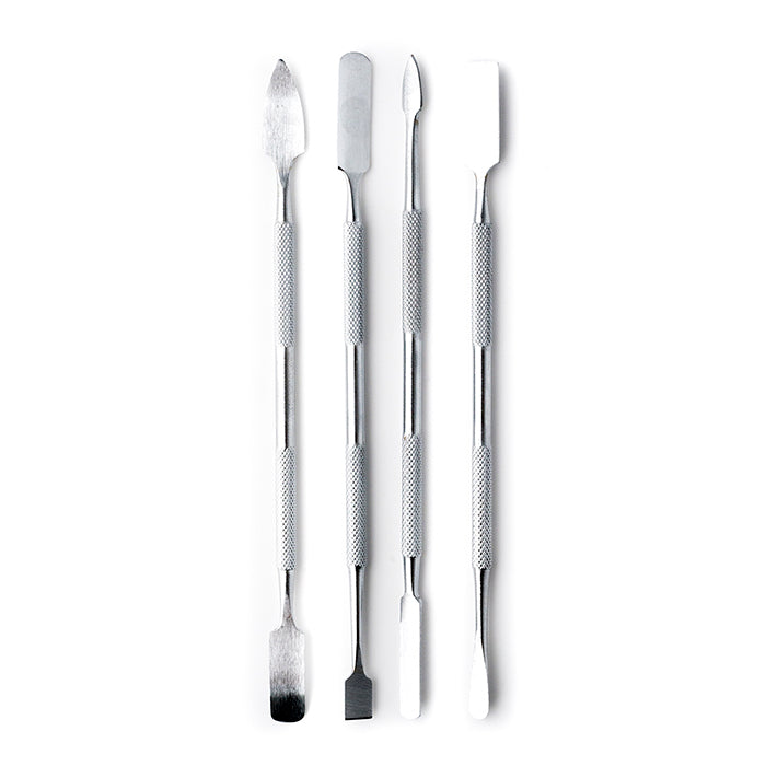 Stainless steel micro spatula set