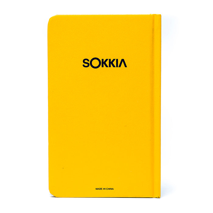 Sokkia notebook back cover