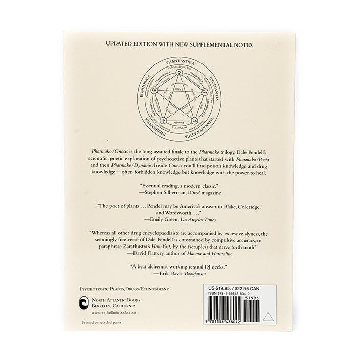 Back cover of Pharmako Gnosis