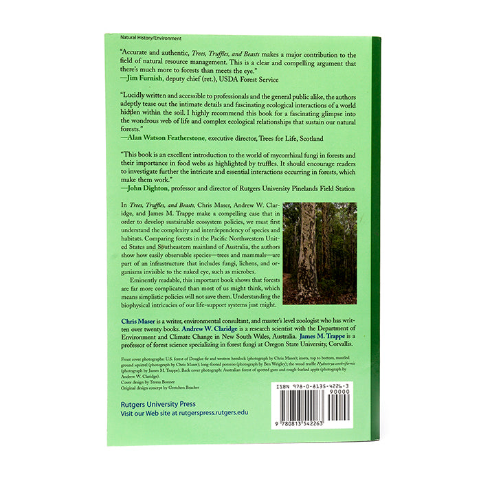 Back cover of Trees, Truffles, and Beasts